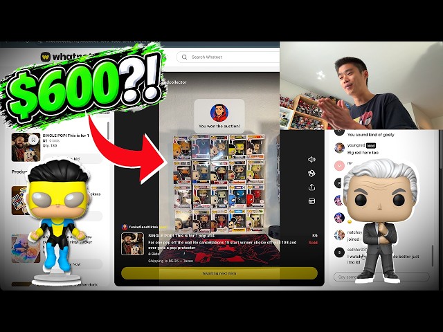 $600 Funko Pop Shopping Spree on Whatnot!