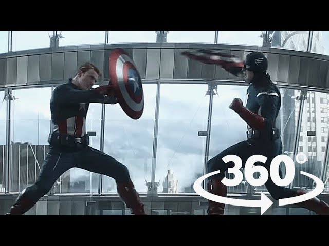 VR 360° Captain America VS Captain America - Avengers  Endgame (2019)