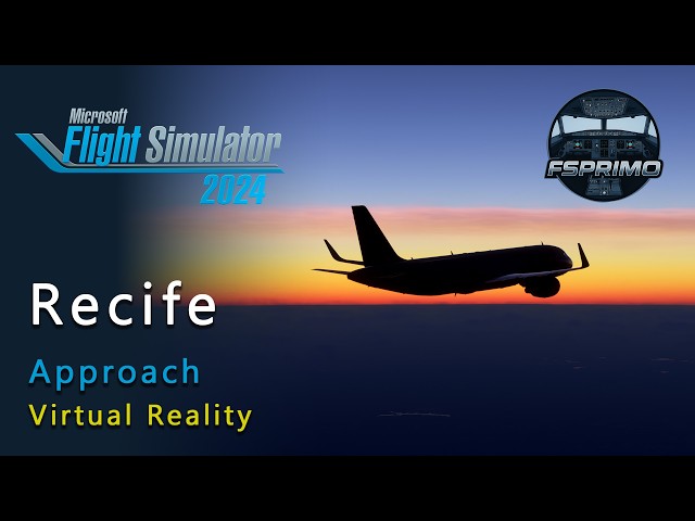 Aproximação em Recife #msfs2024 #quest3 #virtualreality