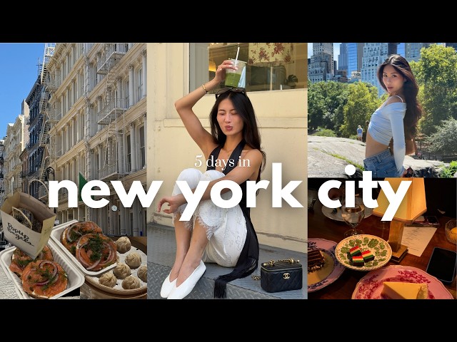 NEW YORK CITY VLOG 🍎🚕 BEST food spots and places, central park, summer in the city, brand trip