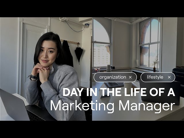 Day In The Life of a Marketing Manager in Tech (Social Media Shoot, Interviews, Content Editing)