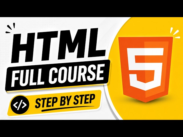 HTML Full Course 🔥 | Learn HTML from Zero to Hero + Real Projects #html #coding #akskillhub