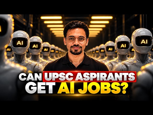 UPSC to DATA SCIENCE AND AI: What Roles Can You REALISTICALLY Get? | UPSC PLAN B