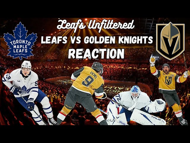 Maple Leafs vs Golden Knights Reaction|Game 5 26/27|VGK 4 TOR 3 (SO)