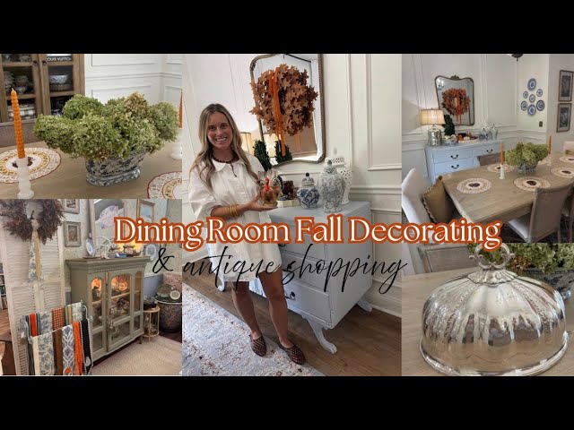 Come Decorate My Dining Room for Fall 🍂 | + Antique Shopping & Cozy Homemaking