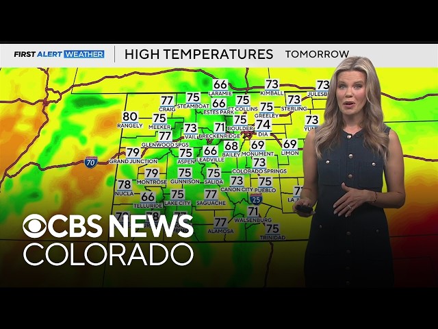 Much cooler temperatures and wet weather in Denver this week