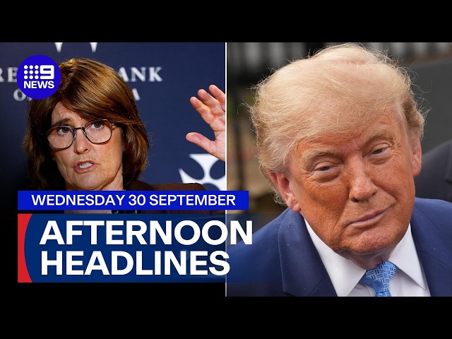 Inflation hits four-month high; Trump refuses to regulate AI tech giants | 9 News Australia