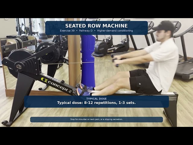 Seated Row Machine for Hypermobility (HSD & hEDS) | Physio Exercise