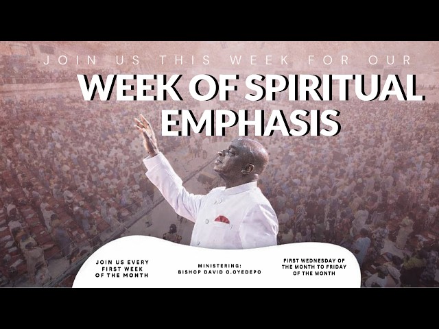 DAY 3: WEEK OF SPIRITUAL EMPHASIS | 8, MAY 2026 | FAITH TABERNACLE OTA.