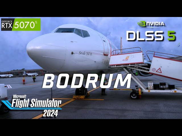 DLSS 5 Tested | Pmdg Boeing 737 | Bodrum Flight | RTX 5070 Ti | Msfs '24
