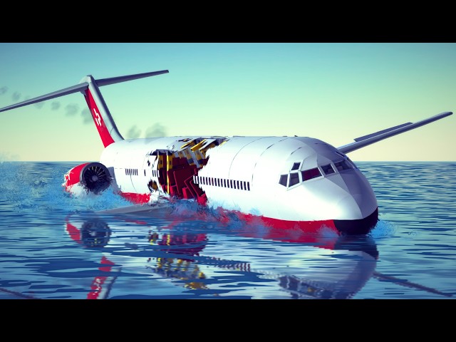 Airplane Crashes Into Water and Emergency Landings #11 | Besiege