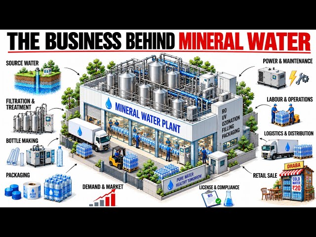 Economics Of Mineral Water Plant Business. Real Profit & Cost Breakdown | Dark Math Exposed