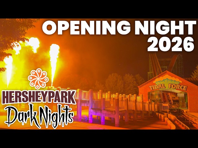 Hersheypark Dark Nights Opening Night 2026! | Vlog 9/12/26