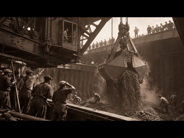 How America Unloaded Great Lakes Ore Ships With Machines Men Rode Inside