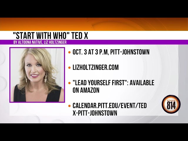 Altoona Native, Liz Holtzinger, takes the Ted X stage || Studio 814