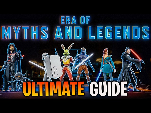 The ULTIMATE Era of Myths + Legends Guide! Omicron, Zetas, Mods for Darth Jar Jar and EVERYONE!