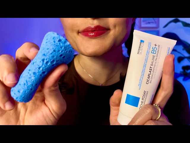 ASMR Bedtime Skincare 🌙 | Deep Facial Cleansing • Sleep Like a Baby 😴 • No Talking