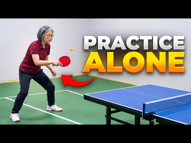 How Seniors Can Practice Table Tennis Alone at Home