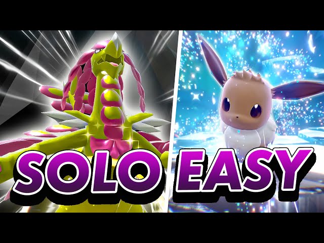 The BEST Pokemon to SOLO 7 Star EEVEE Tera Raid in Scarlet and Violet