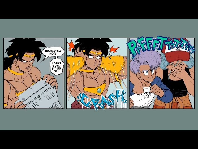 Broly And Trunks Compilation | DBZ Comic Dub