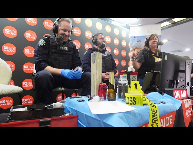 Royal Adelaide Show CSI ABC Radio Adelaide demonstration