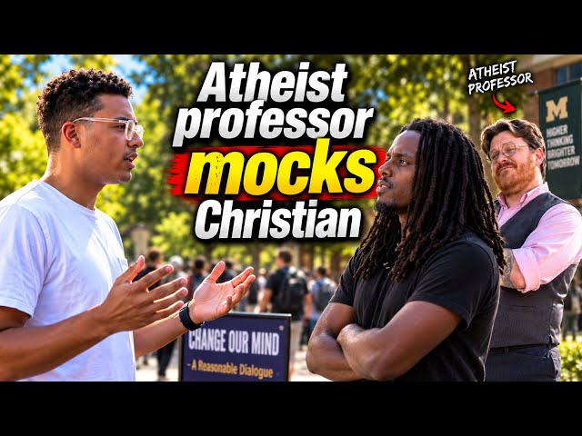 Atheist Challenges Christian.. This Debate Got INTENSE! (Must Watch) 
