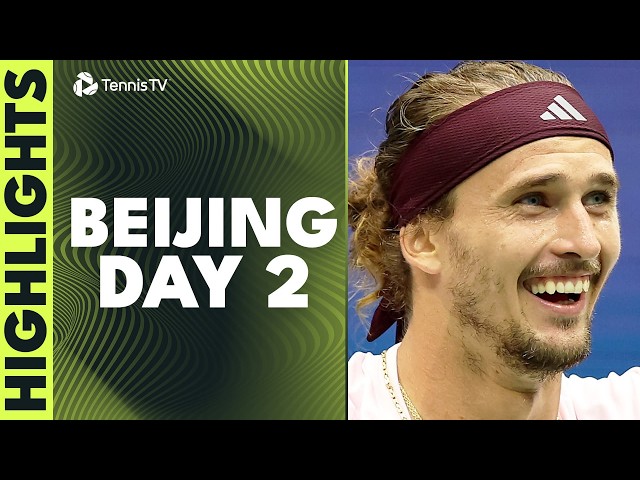 Zverev Begins Campaign; Cobolli, Bublik & More Feature | Beijing 2026 Highlights Day 2