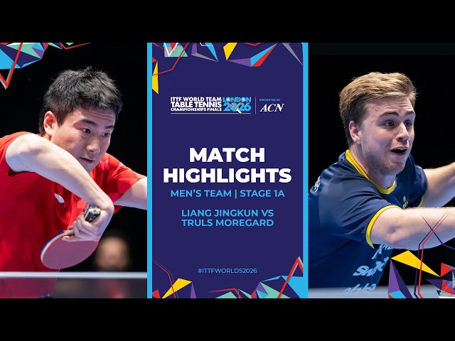Liang Jingkun vs Truls Moregard | MT - Groups | #ITTFWorlds2026