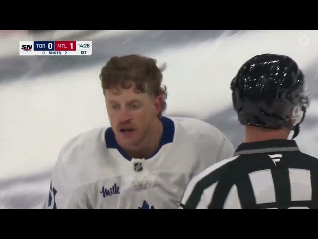 Michael Pezzetta Drops The Gloves With Lucas Condotta After Hit On Marc Johnstone