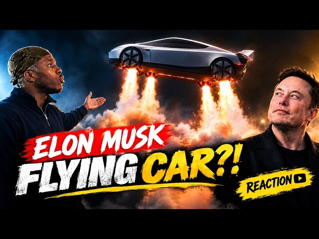 A Normal Everyday Man’s Reaction to Tesla's FLYING ROADSTER