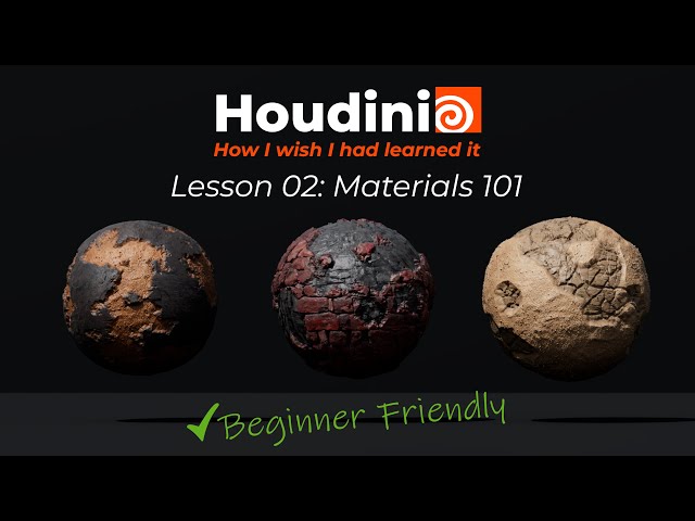 [Beginner Friendly] Houdini: How I wish I had learned it - Lesson 02