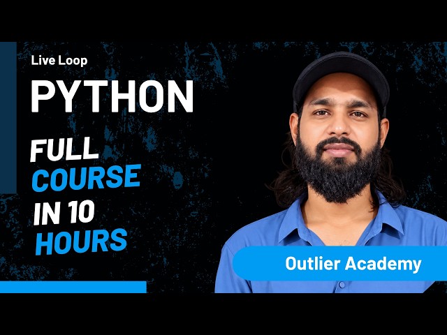 🔴 LIVE Python Full Course in 10 Hours | Python Tutorial for Beginners | Complete Python Programming