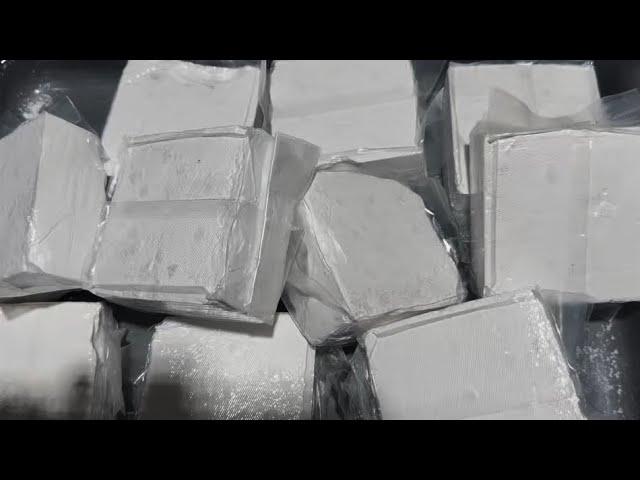 Wrapped Raw White Chalk Blocks ASMR｜Crunching Unopened Soft Chalk Pieces