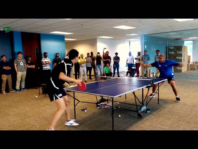 Exhibition game with US Olympian Yijun Feng.