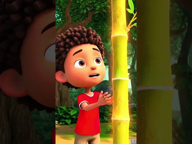 🐼 Baby Panda’s Magic Bamboo ✨ | Magical Cartoon Story for Kids | Moral Story #shorts