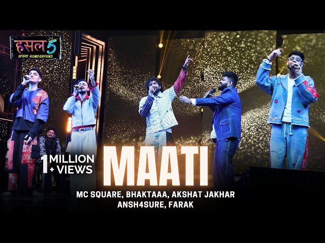 MAATI | MC Square, Bhaktaaa, Akshat Jakhar, Ansh4sure, Farak | Hustle 5 Apna Homeground