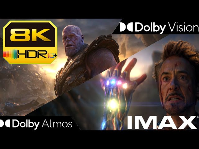 [8K HDR10+ IMAX] I am Iron Man - Avengers: Endgame | Dolby Vision • Atmos