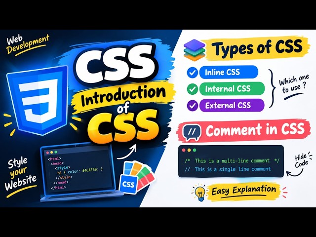 Complete CSS Tutorial for Beginners | Learn CSS in One Shot