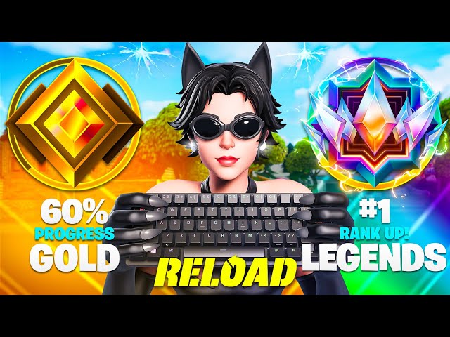 Gold to Unreal Legends Solo SPEEDRUN.. (Fortnite Reload)