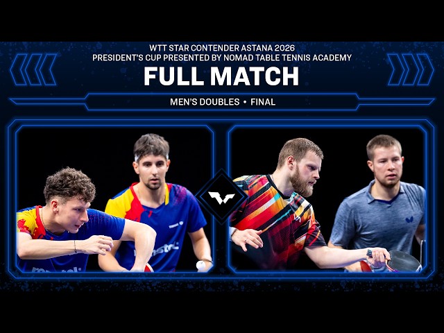 FULL MATCH | Ionescu/Movileanu vs Artemenko/Ivonin | MD Final | #WTTAstana 2026