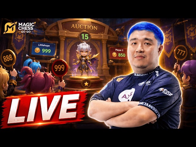 LIVE - MAGIC CHESS GO GO. MANAAA LELANGGGGG