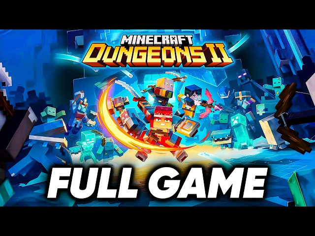 Minecraft Dungeons 2 | Full Game Gameplay Walkthrough (No Commentary)