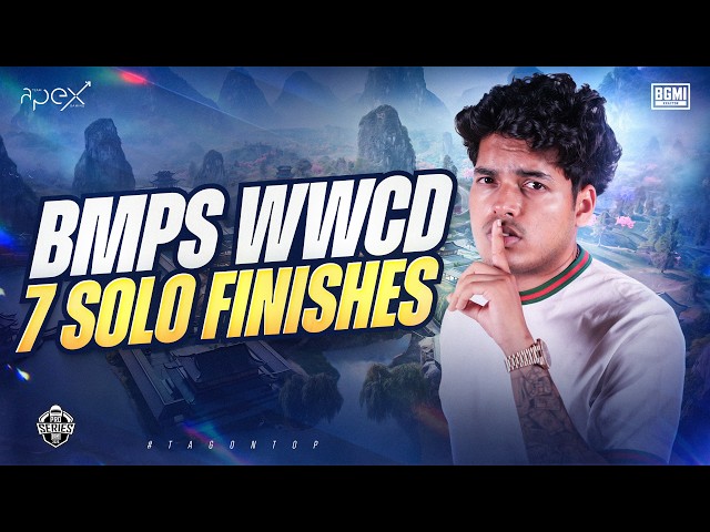11 TOTAL FINISHES WWCD IN BMPS | 7 SOLO FINISHES | BGMI!