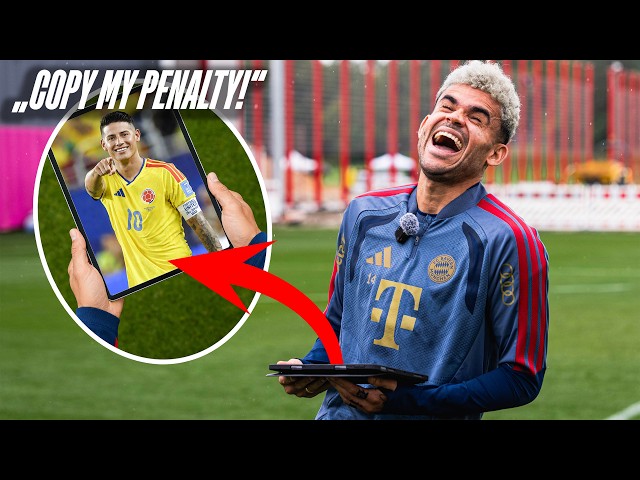 Luis Díaz vs. Stanišić | Copy the Penalty Challenge ft. James Rodríguez, J Balvin, Jorginho & more!