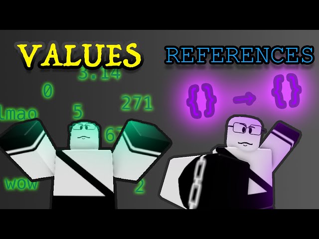 VALUES vs REFERENCES in Roblox Studio