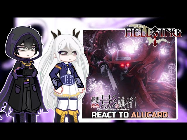 The Eminence in Shadow React to ALUCARD | HELLSING | PUT VIDEO ON 2X | Gacha React