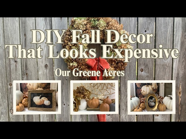 HIGH END Fall DIY's That Look Expensive! Budget Friendly & Cozy