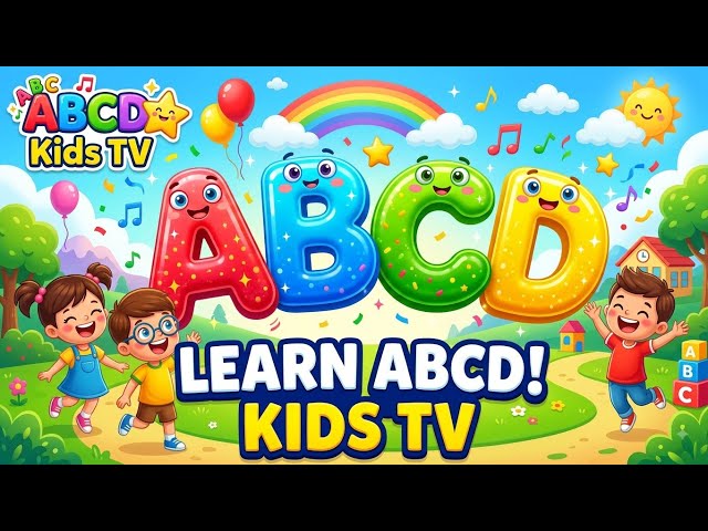 ABCD Song for Kids 🔤 | A to Z Alphabet | ABC Song | Learn English Alphabet | The Kids Study