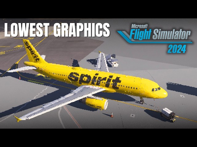 I Played Microsoft Flight Simulator In The WORST GRAPHICS (it was horrible)