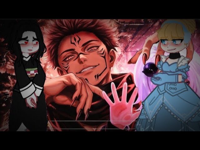 Ryomen Sukuna's "girlfriends" react to Sukuna's rap (Ashur4) - MALEVOLENT POUNDING ⛩️😈